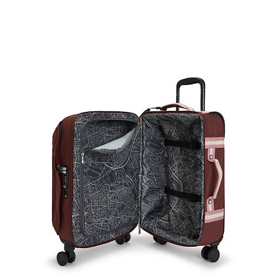 Spontaneous Small Rolling Luggage, Mahogany Block, large Spontaneous Small Rolling Luggage, Mahogany Block, large