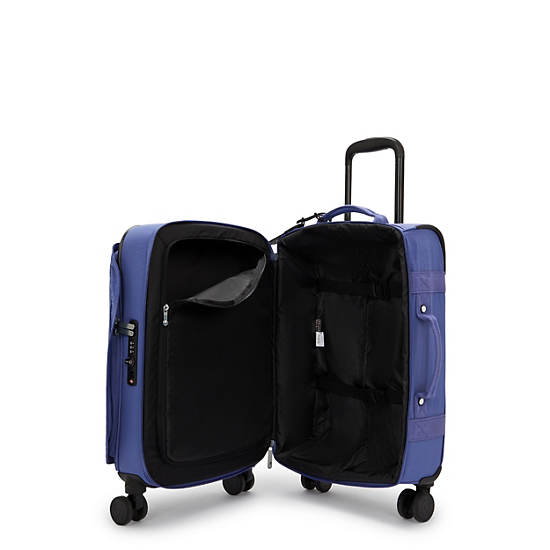 Spontaneous Small Rolling Luggage, Ocean Blue, large