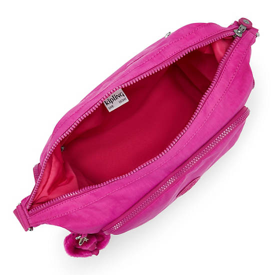 Gabb Crossbody Bag, Glowing Fuchsia, large