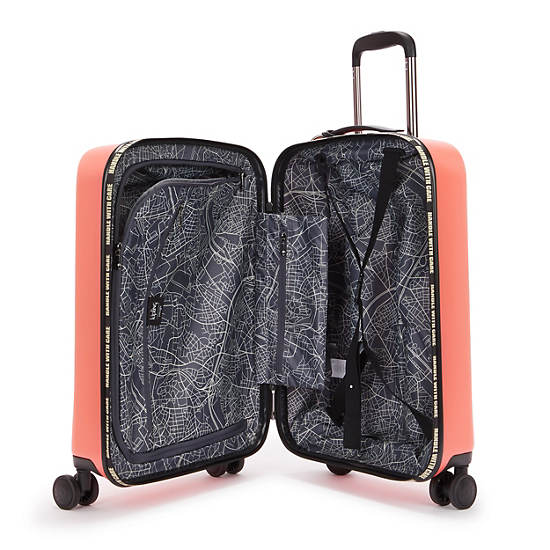 Curiosity Small 4 Wheeled Rolling Luggage, Rosey Rose CB, large