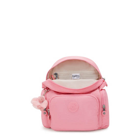 City Zip Mini Backpack, Enjoyable Blush, large