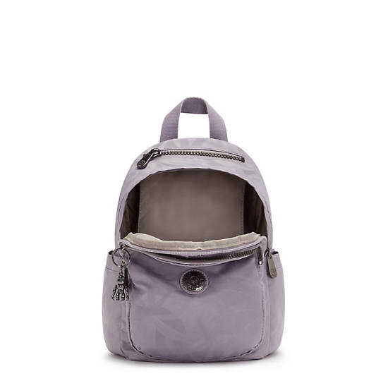 Delia Mini Backpack, Mist Jacquard, large