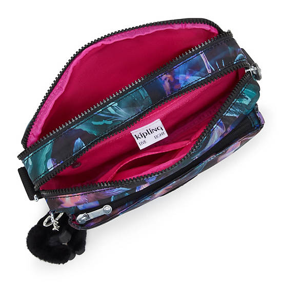 Abanu Medium Printed Crossbody Bag, Spectral Orchid, large