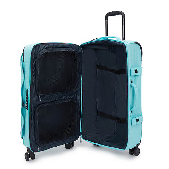 Spontaneous Medium Rolling Luggage, Deepest Aqua, large