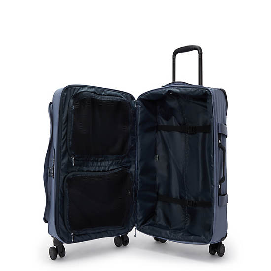 Spontaneous Medium Rolling Luggage, Blue Lover, large