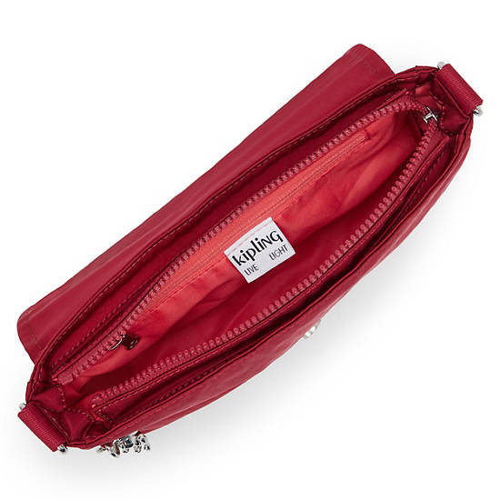 Aras Shoulder Bag Red Red Wine Kipling