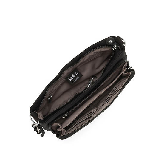 Myrte Convertible Crossbody Bag, Black Noir, large
