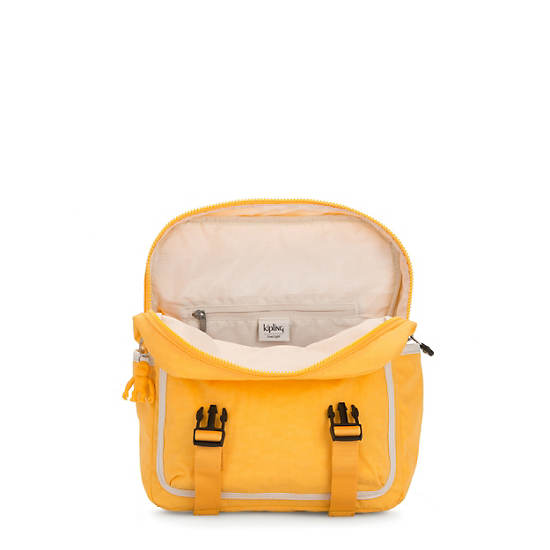 Leonie Small Backpack, Lemon Glaze Rainbow Zipper, large