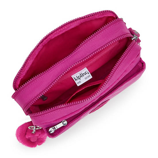 Abanu Medium Crossbody Bag, Glowing Fuchsia, large