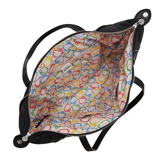 Hello Kitty Art Medium Tote Bag, Hello Kitty Charcoal, large