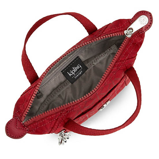 Art Compact Crossbody Bag, Signature Red, large