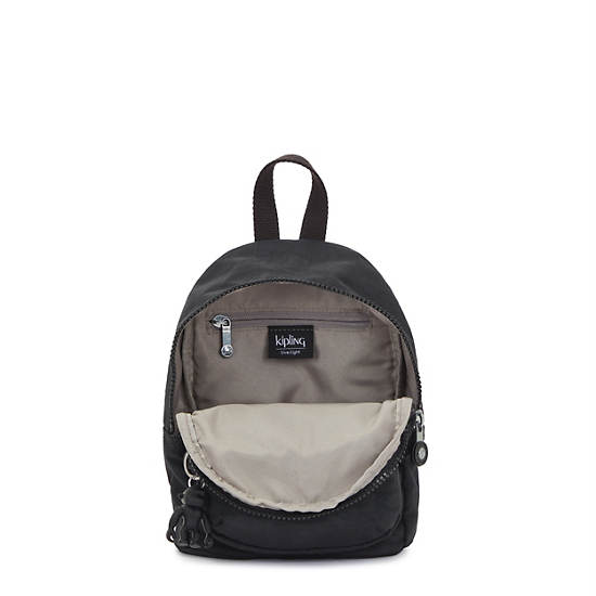 New Delia Compact Backpack, Black Noir, large