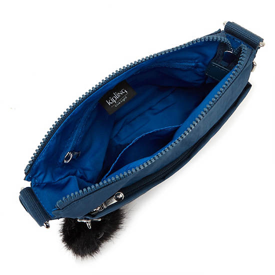 Libbie Crossbody Bag, Blue Embrace GG, large