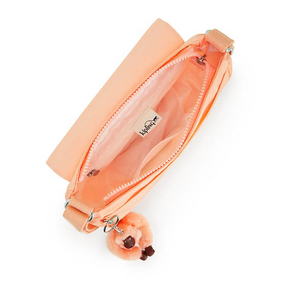 Lucasta Crossbody Bag, Mellow Peach, large Lucasta Crossbody Bag, Mellow Peach, large