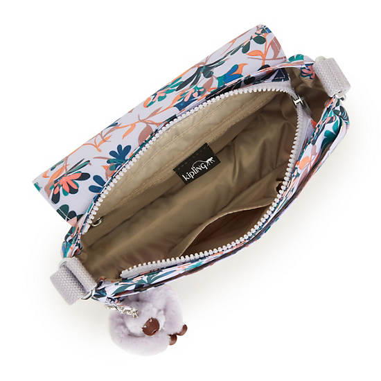 Lucasta Printed Crossbody Bag, Dramatic Blooms, large Lucasta Printed Crossbody Bag, Dramatic Blooms, large