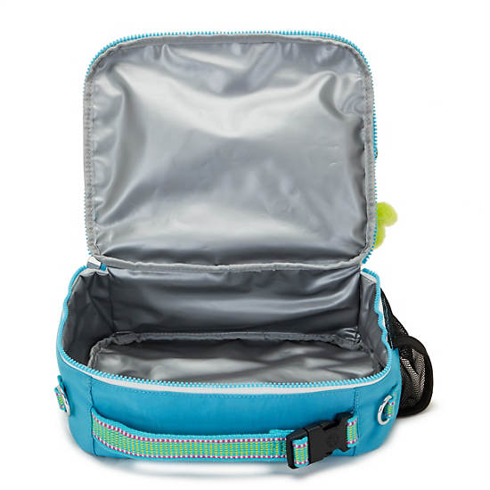 Ermy Lunch Bag, Fresh Aqua Turq, large