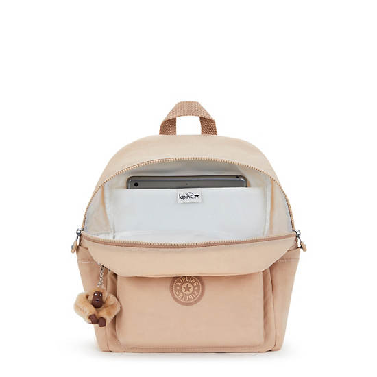 Judy Medium 13" Laptop Backpack, Light Clay Sand, large