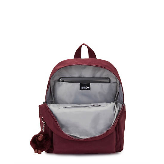 Judy Medium 13" Laptop Backpack, Merlot, large