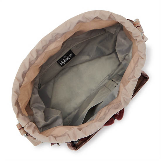 Fifer Crossbody Bag, Soft Clay Woven, large Fifer Crossbody Bag, Soft Clay Woven, large