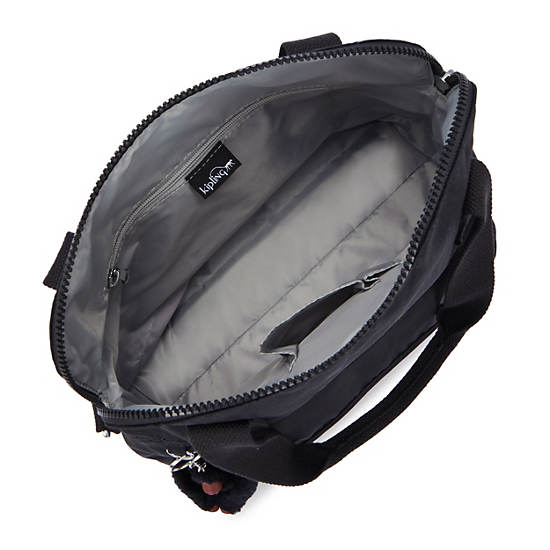 Pahneiro Handbag, Black Tonal, large