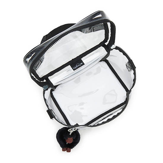 Graham Clear Lunch Bag, Jet Black Fun, large Graham Clear Lunch Bag, Jet Black Fun, large