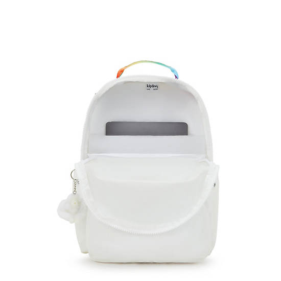 Seoul Large 15" Laptop Backpack, Gradient White, large