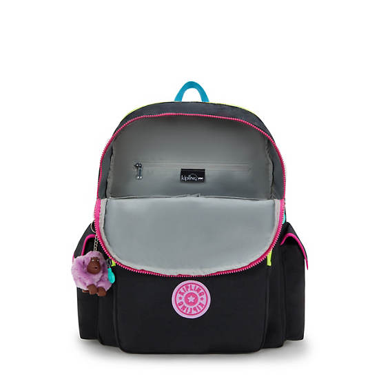 Hoctor Laptop Backpack, Rainbow Black, large