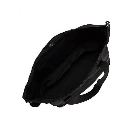 Imagine Foldable Tote Bag, True Black, large