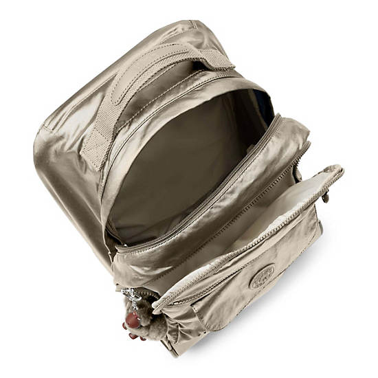 Sanaa Large Metallic Rolling Backpack, Artisanal K Embossed, large