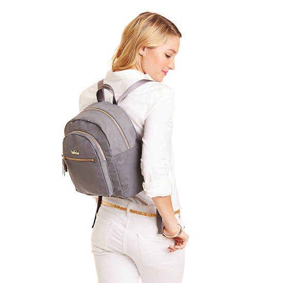 Alina Embossed Backpack, Rose Black, large Alina Embossed Backpack, Rose Black, large