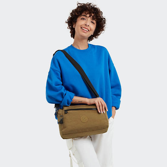 Elysia Shoulder Bag, Warm Beige C, large