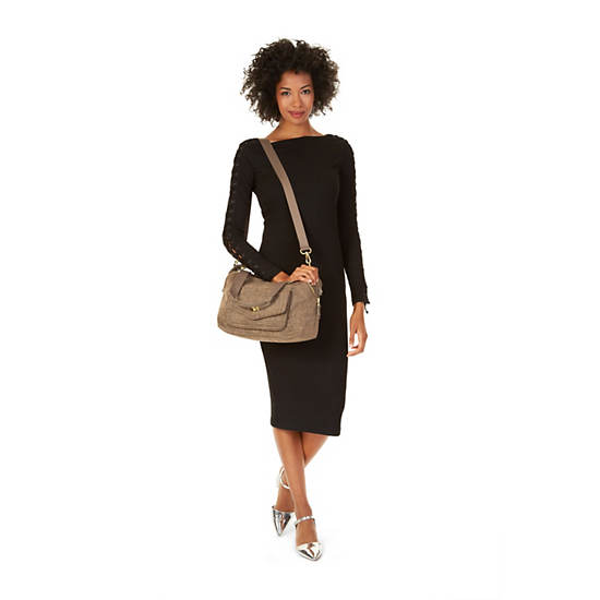 Art Small Handbag, Cafe Latte Beige, large Art Small Handbag, Cafe Latte Beige, large