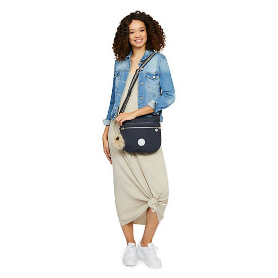 Arto Quilted Crossbody Bag, Bayside Blue, large Arto Quilted Crossbody Bag, Bayside Blue, large