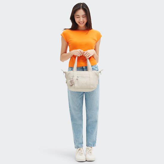 Art Mini Metallic Shoulder Bag - Beige Pearl | Kipling