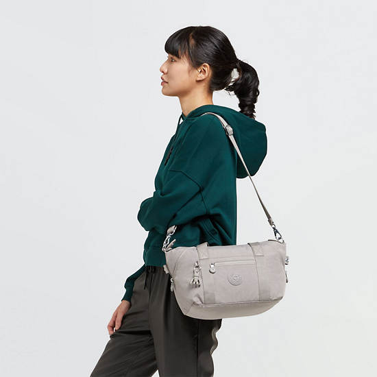 Art Mini Shoulder Bag, Grey Gris, large
