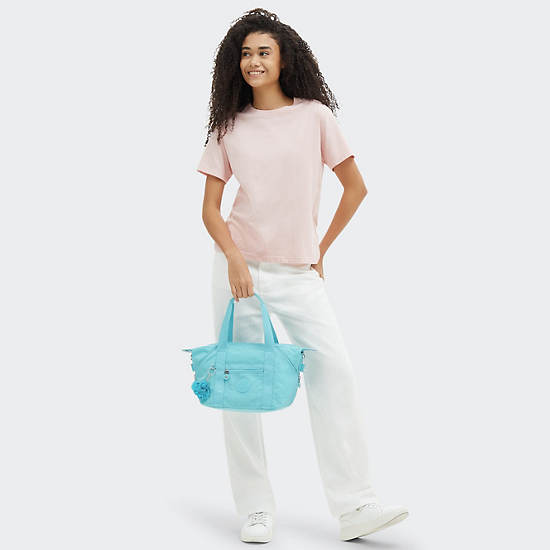 Art Mini Shoulder Bag, Deepest Aqua, large