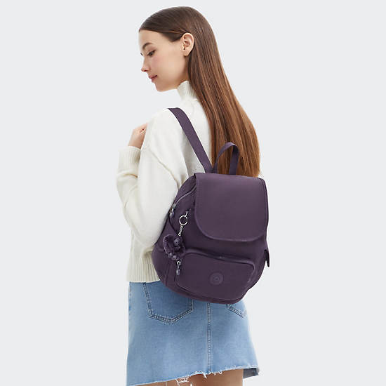 City Pack Small Backpack, Ultimate Plum, large