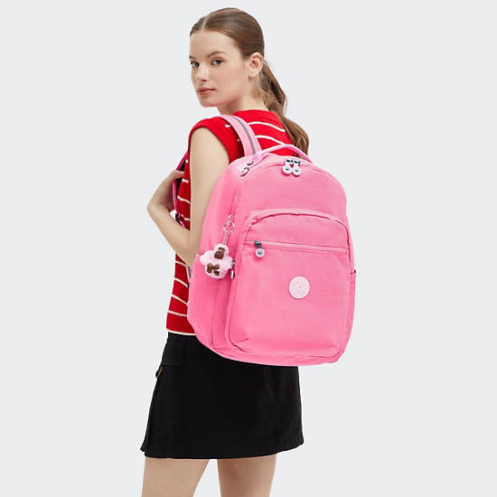 Seoul Large 15" Laptop Backpack, Pink Twinkle, large