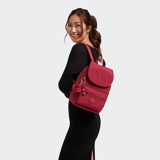 Ezra Small Backpack, Regal Ruby, large