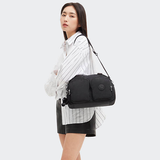 Cool Defea Shoulder Bag, Black Noir, large