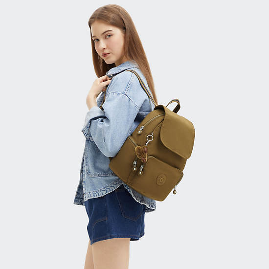 City Zip Small Backpack, Dry Laurel, large