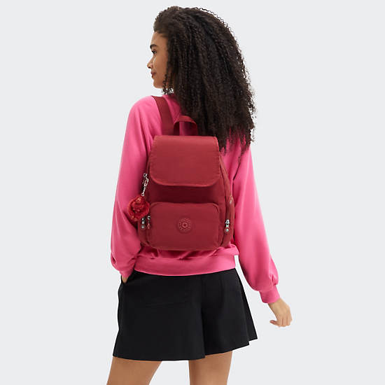 City Zip Small Backpack, Funky Red, large