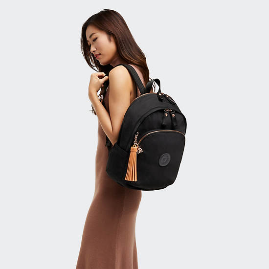 Delia Medium Backpack, Rose Black, large