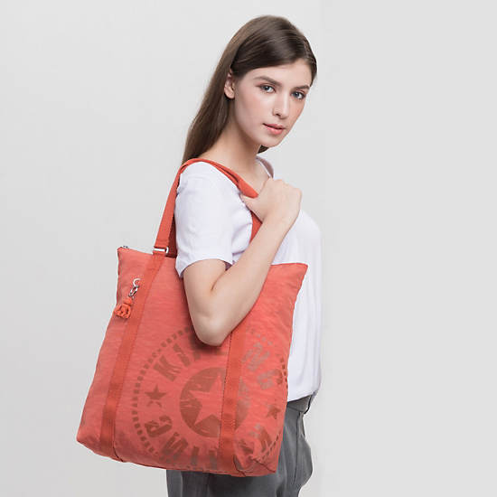 Moral Tote Bag, Almost Coral, large