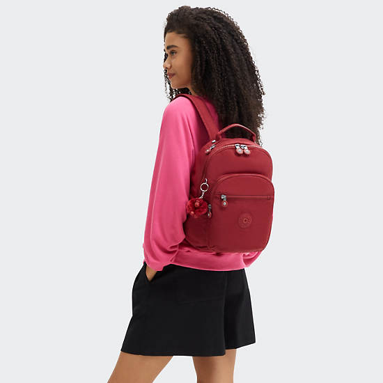 Seoul Small Tablet Backpack, Funky Red, large