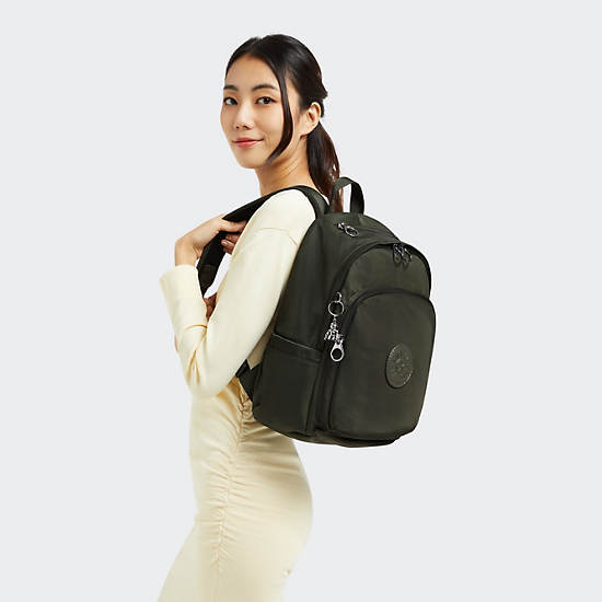 Delia Medium Backpack, VT Dark Emerald, large
