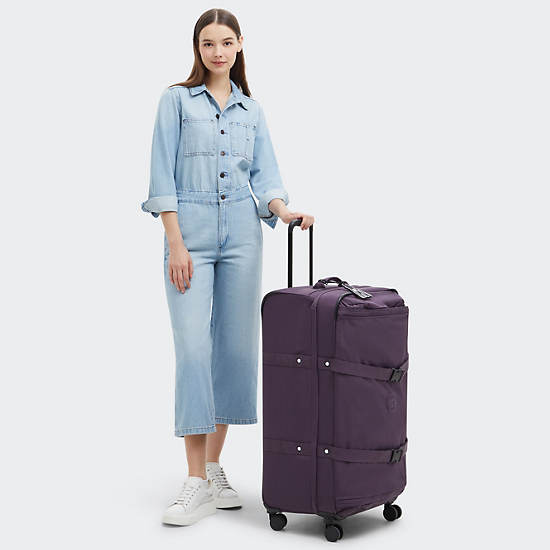 Spontaneous Large Rolling Luggage, Ultimate Plum, large