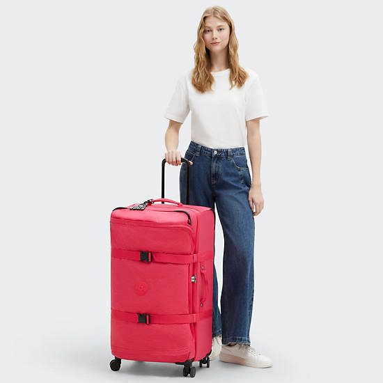 Spontaneous Large Rolling Luggage, Resort Pink, large