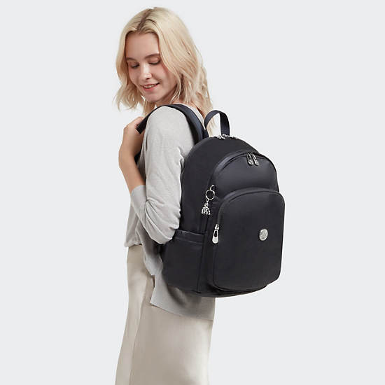 Delia Medium Backpack Nocturnal Satin Kipling