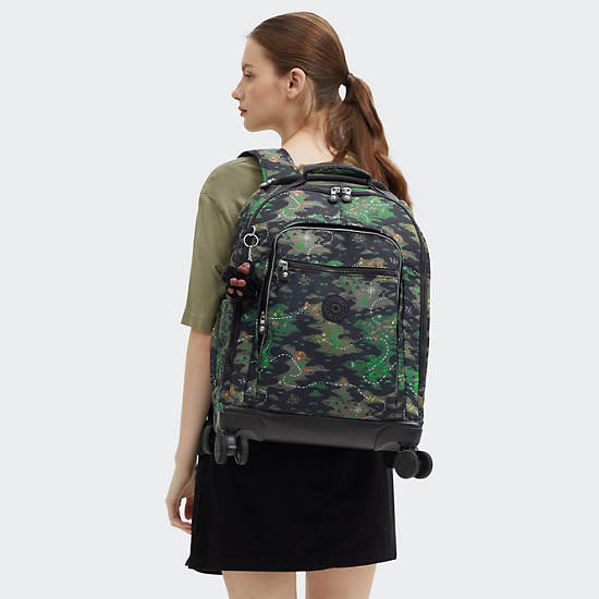 New Zea Printed 15" Laptop Rolling Backpack, Camo Treasure, large